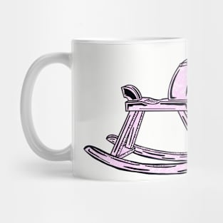 Pink Rocking Horse Mug